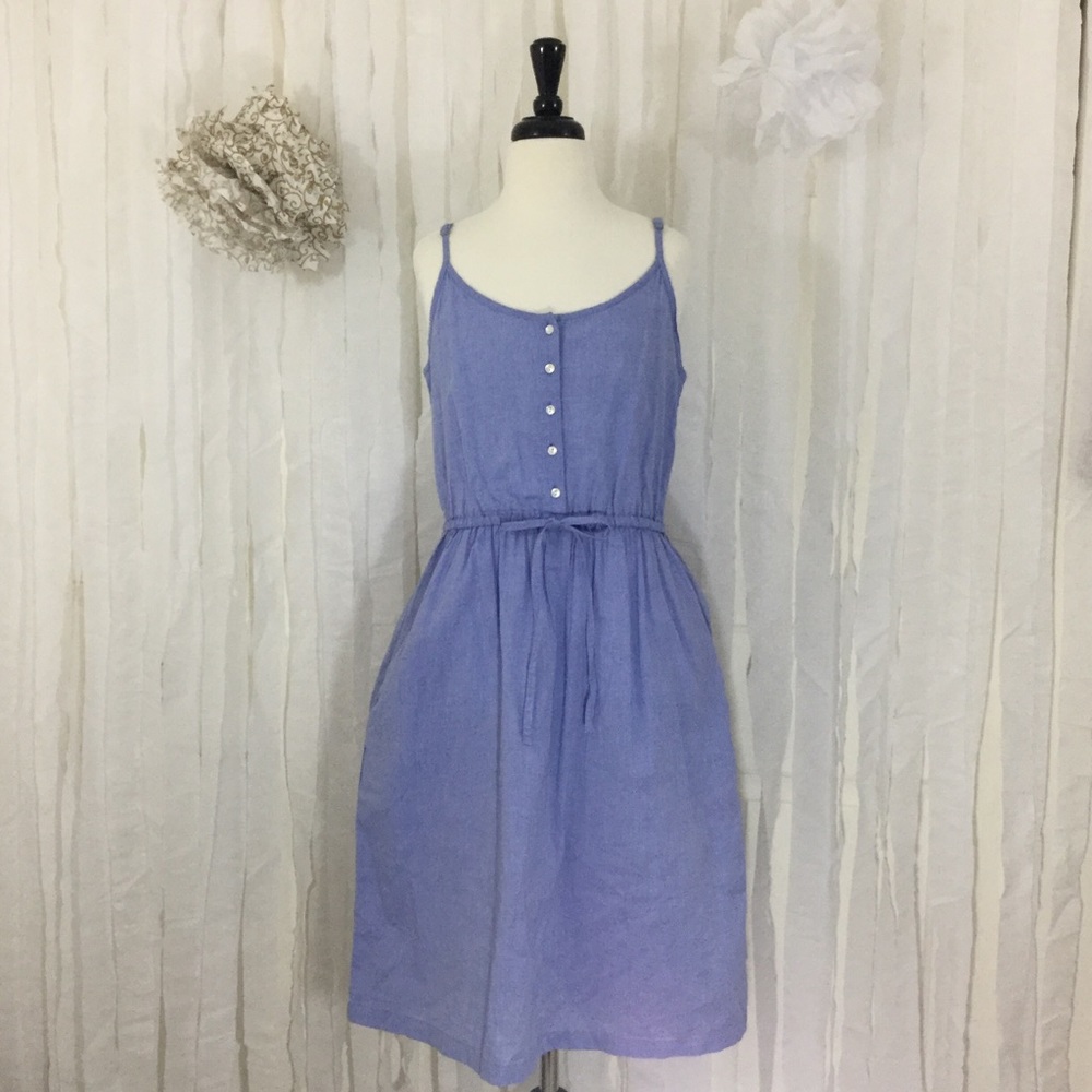 Chambray Cotton Dress NWOT
